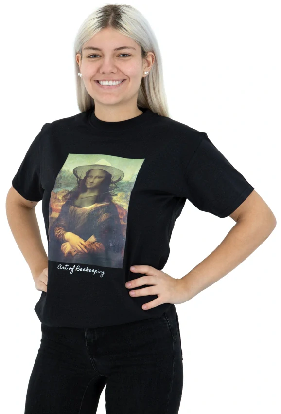 Tričko Umění včelařství – Mona Lisa včelařka